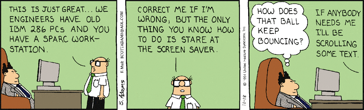 Dilbert Cartoon